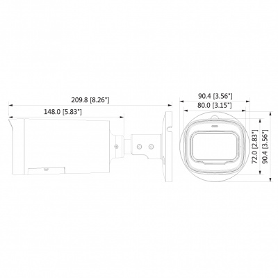 EZ-HAC-B4A41P-VF-2712-DIP Цилиндрическая HDCVI-камера EZ-IP