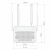 Keenetic Netcraze Hopper 4G+ (NC-2312) Беспроводной Wi-Fi роутер/ретранслятор