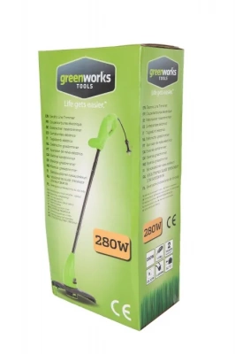 Триммер Greenworks GST2830, 220v, 25 см, 280 Вт (сетевой)