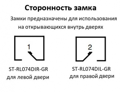 ST-RL074DIL-GR Замок электромеханический