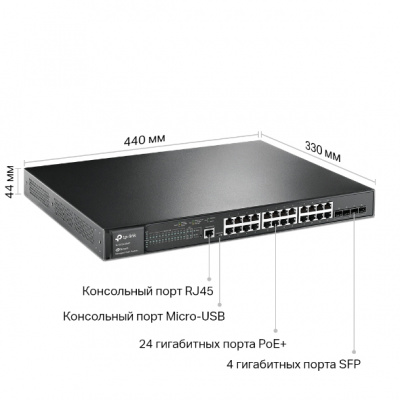 TL-SG3428MP Управляемый коммутатор