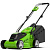Газонокосилка аккумуляторная Greenworks Арт. 2509607, G24LM33K2, 24V, 33 см, c АКБ 2Ач и ЗУ