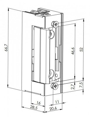 ST-SL351NO Защелка электромеханическая