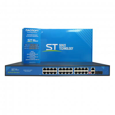Источник питания ST-S242POE (24G/2G/2S/300W/AB) PRO (версия 3)