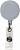TS-Retractor 01 Ретрактор для бейджей и проксимити карт, круглый (d=32 мм)