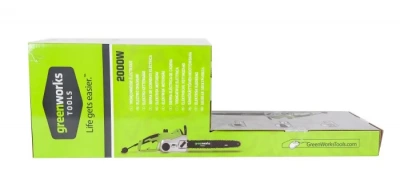 Цепная пила Greenworks GCS2046, 220v, 45 см, 2000 Вт (сетевая)