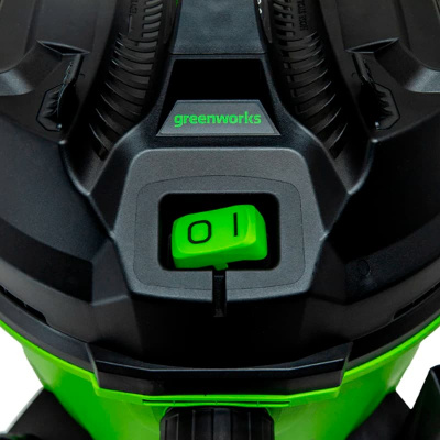 Строительный пылесос Greenworks G120WDV, 220v, 1.3 кВт (сетевой)