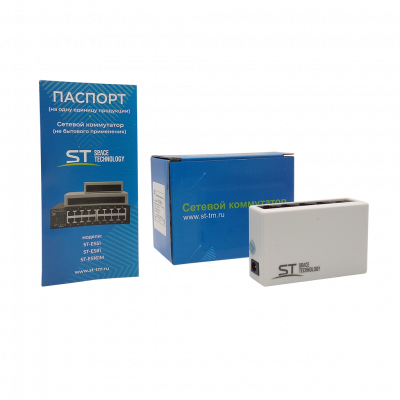 Cетевой 5-ти портовый коммутатор ST-ES51