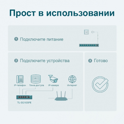 TL-SG105PE Коммутатор