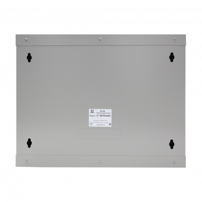 Шкаф телекоммуникационный настенный ST-NCP9U600 (СЕРЫЙ) С ПОЛКОЙ