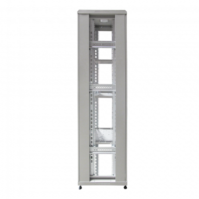 Шкаф телекоммуникационный настенный ST-NCP600/600-42U01 (СЕРЫЙ) С ПОЛКАМИ