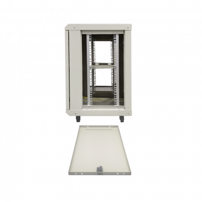 Шкаф монтажный ST-NC12U01 (СЕРЫЙ) С ПОЛКОЙ