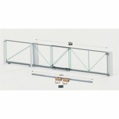 Комплект механизма раздвижной откатной KIT FOLLOW ME "M" 8 м