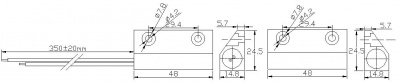 SP-DM131NCNO-SL Извещатель охранный точечный магнитоконтактный