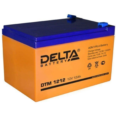 Delta DTM 1212 Аккумулятор герметичный свинцово-кислотный