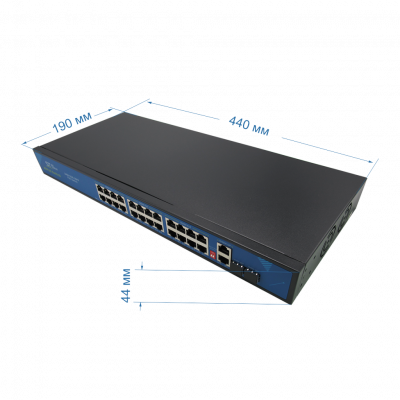 Источник питания ST-S242POE (24G/2G/2S/300W/AB) PRO (версия 3)