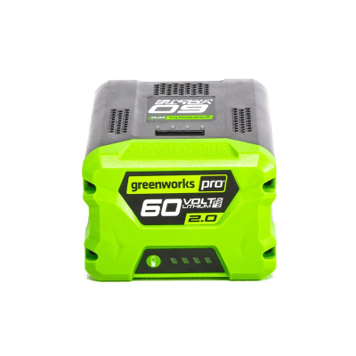 Аккумулятор Greenworks G60B2, 60v, li-ion, 2 А·ч