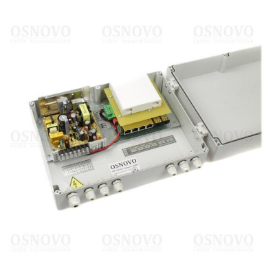 SW-80402-W(port 60W) Коммутатор с PoE