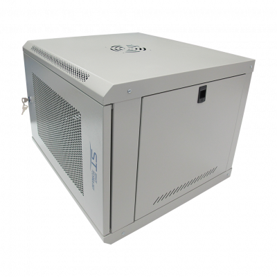 Шкаф телекоммуникационный настенный ST-NCP9U600 (СЕРЫЙ) С ПОЛКОЙ