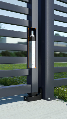 Доводчик невидимый гидравлический для калитки INTERIO LOCINOX