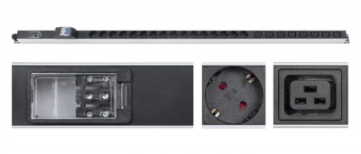 PDU-32-16S-8C19-B-T (9545c) Блок розеток 19"
