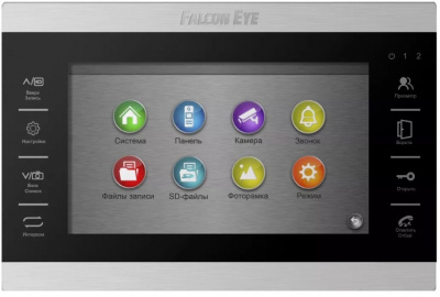 FE-70 ATLAS HD (Black) VZ MHD Видеодомофон, дисплей 7" TFT